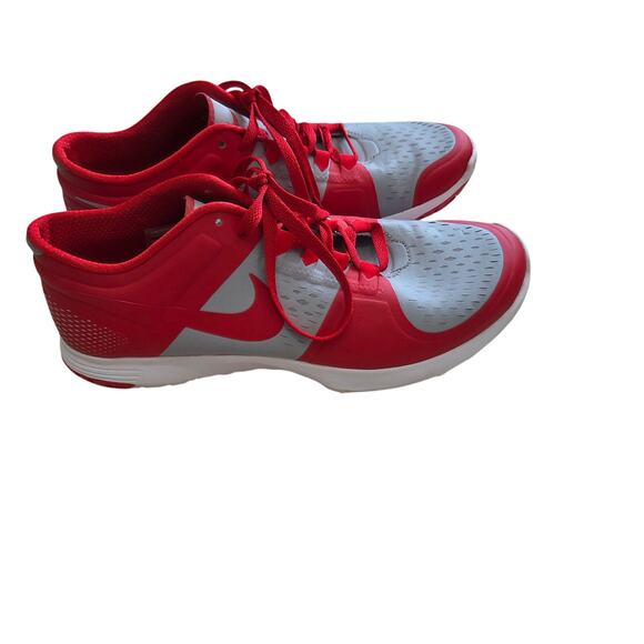 Men\'s Nike FS Lite Trainer Training Shoes, 615972 013 Size 9.5 with Gray/Uni Red main image 5